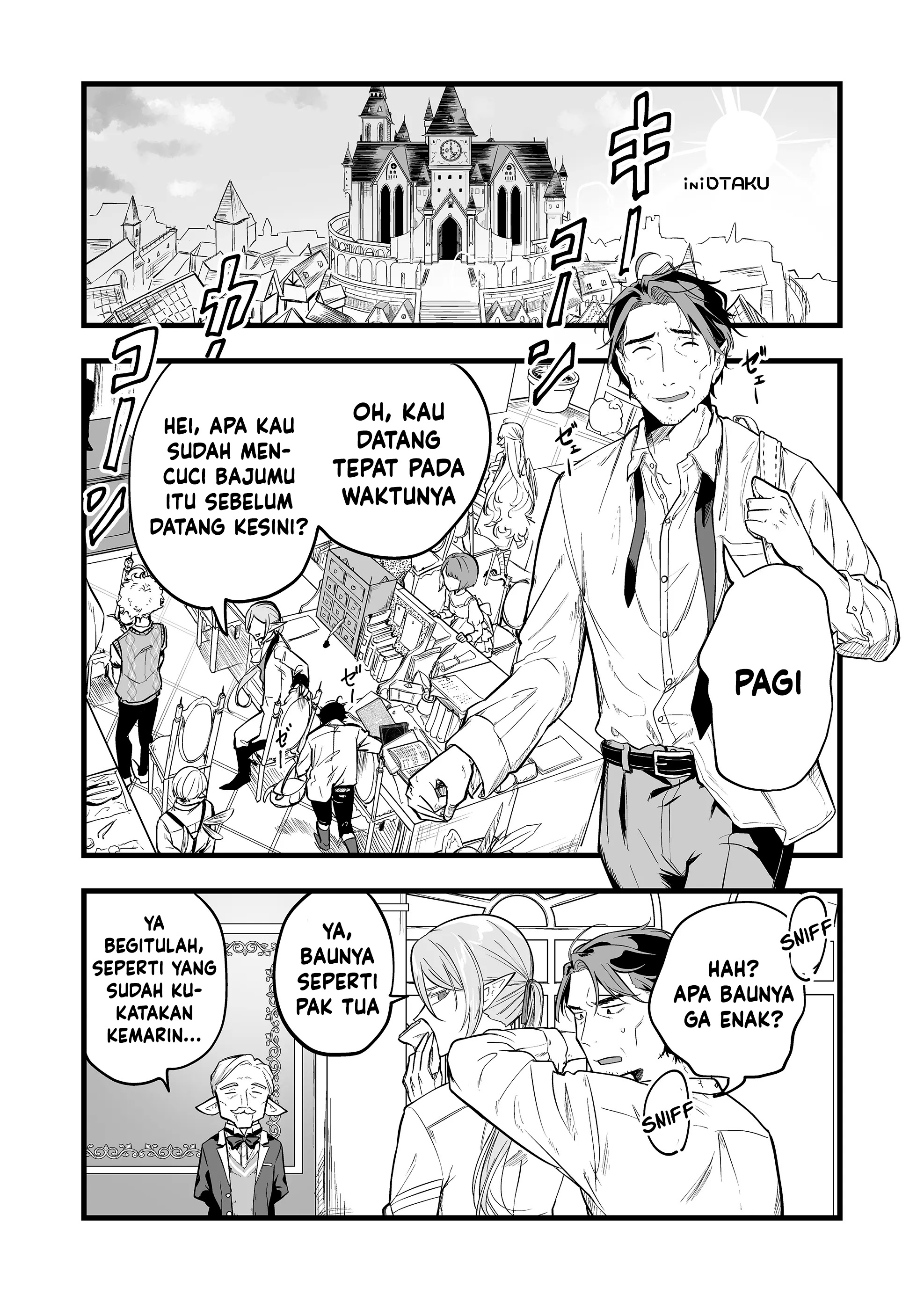 "Ano Toki Tasukete Itadaita Monster Musume desu." Isekai Ossan Kyoushi Totsuzen no Moteki ni Konwaku suru Ch. 1 - Lama tidak bertemu 第34页