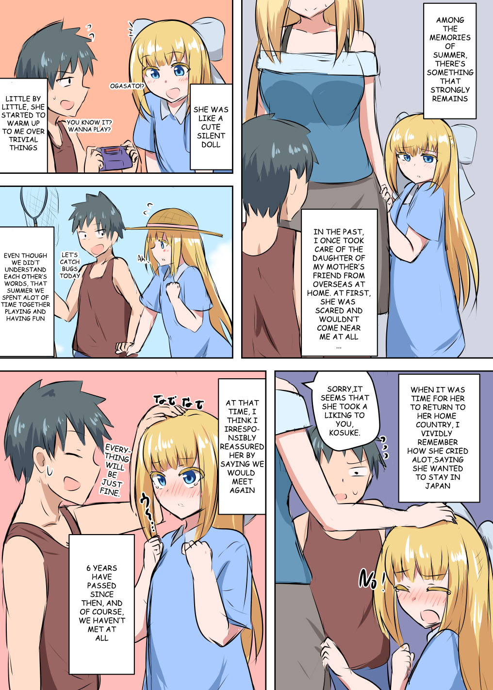 Kinpatsu no osananajimi ga seicho shite sunen-buri ni ai ni kita hanashi 第2页